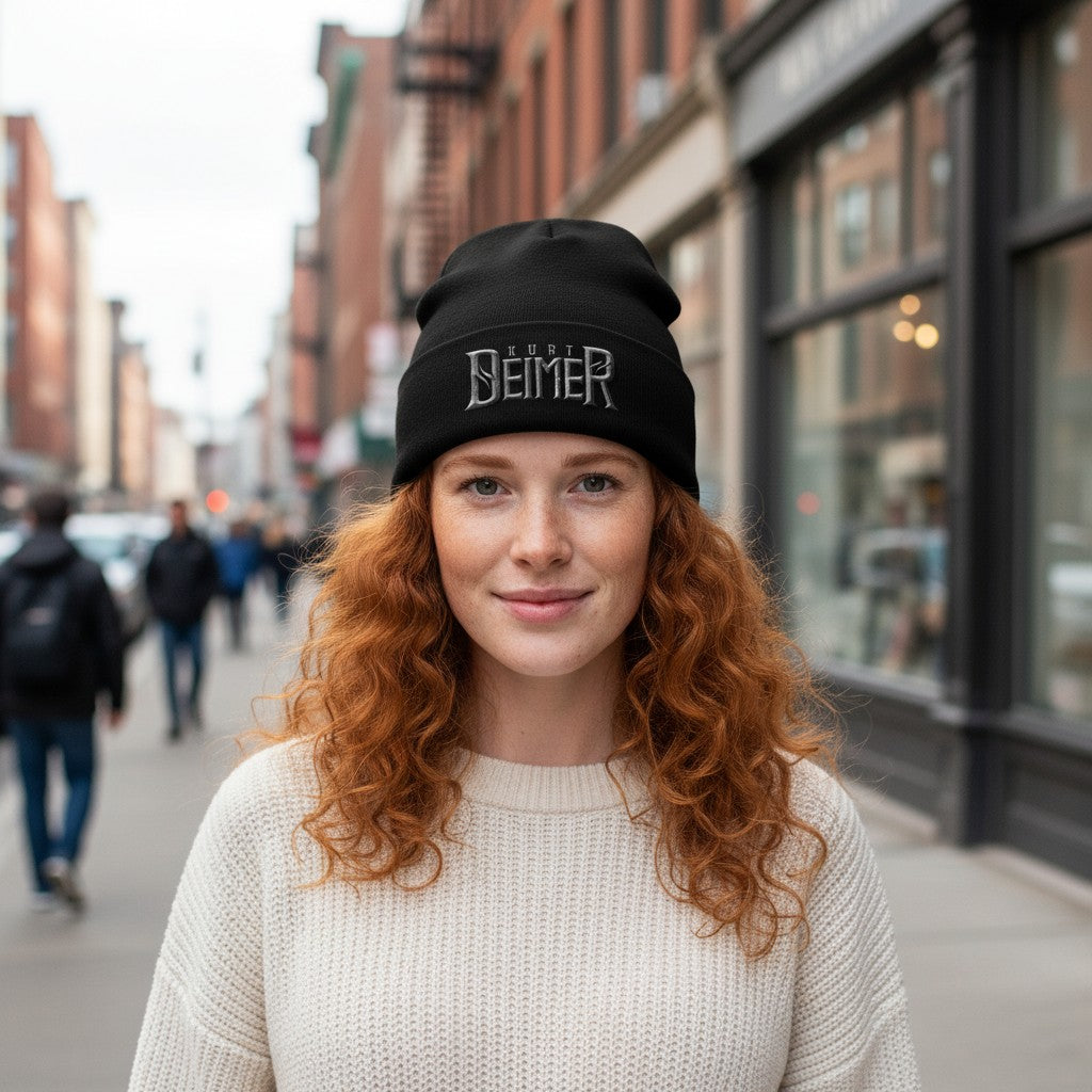 "Kurt Deimer" Printed Logo Skull Cap