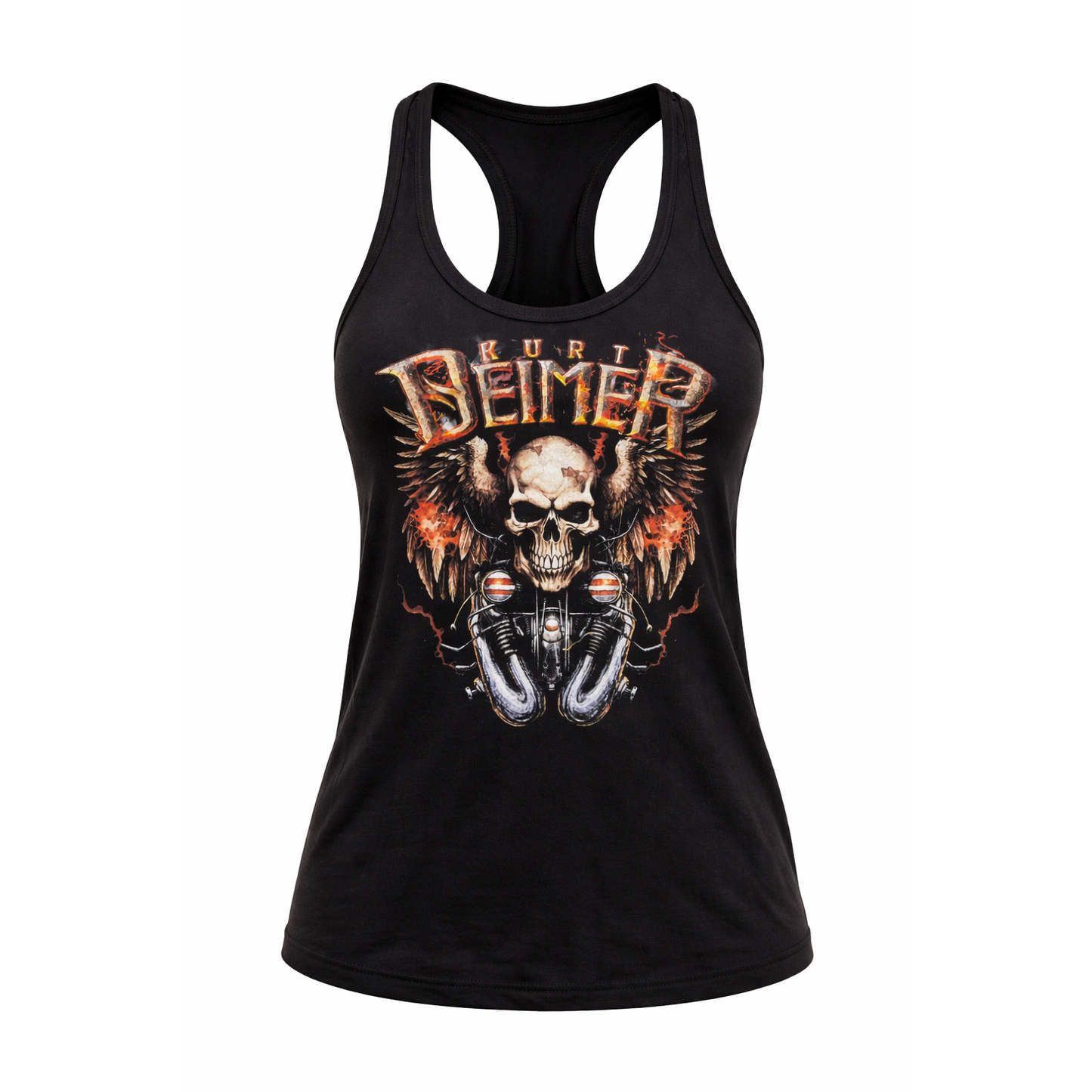 "Biker Skull" Tank Top