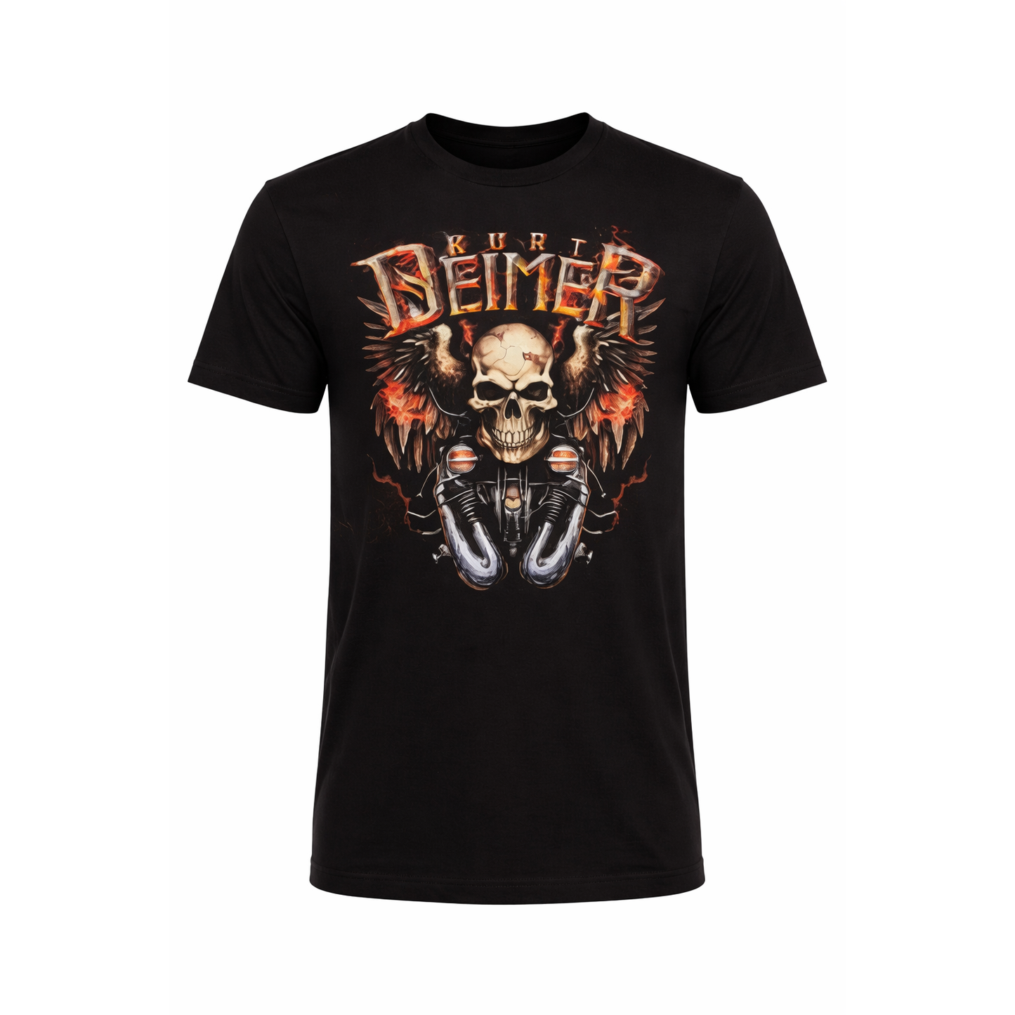 "Biker Skull" T-Shirt