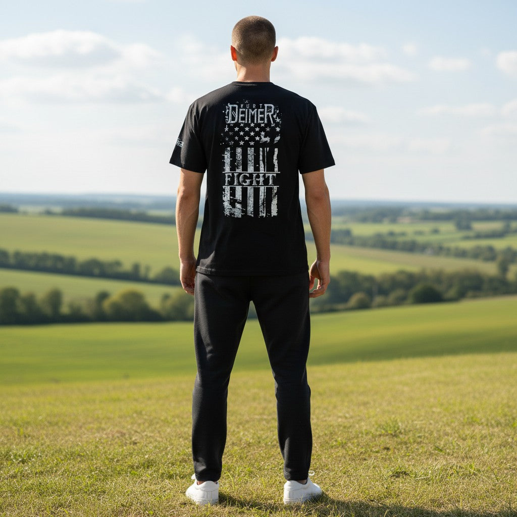 "Fight" T-Shirt w/ Pocket