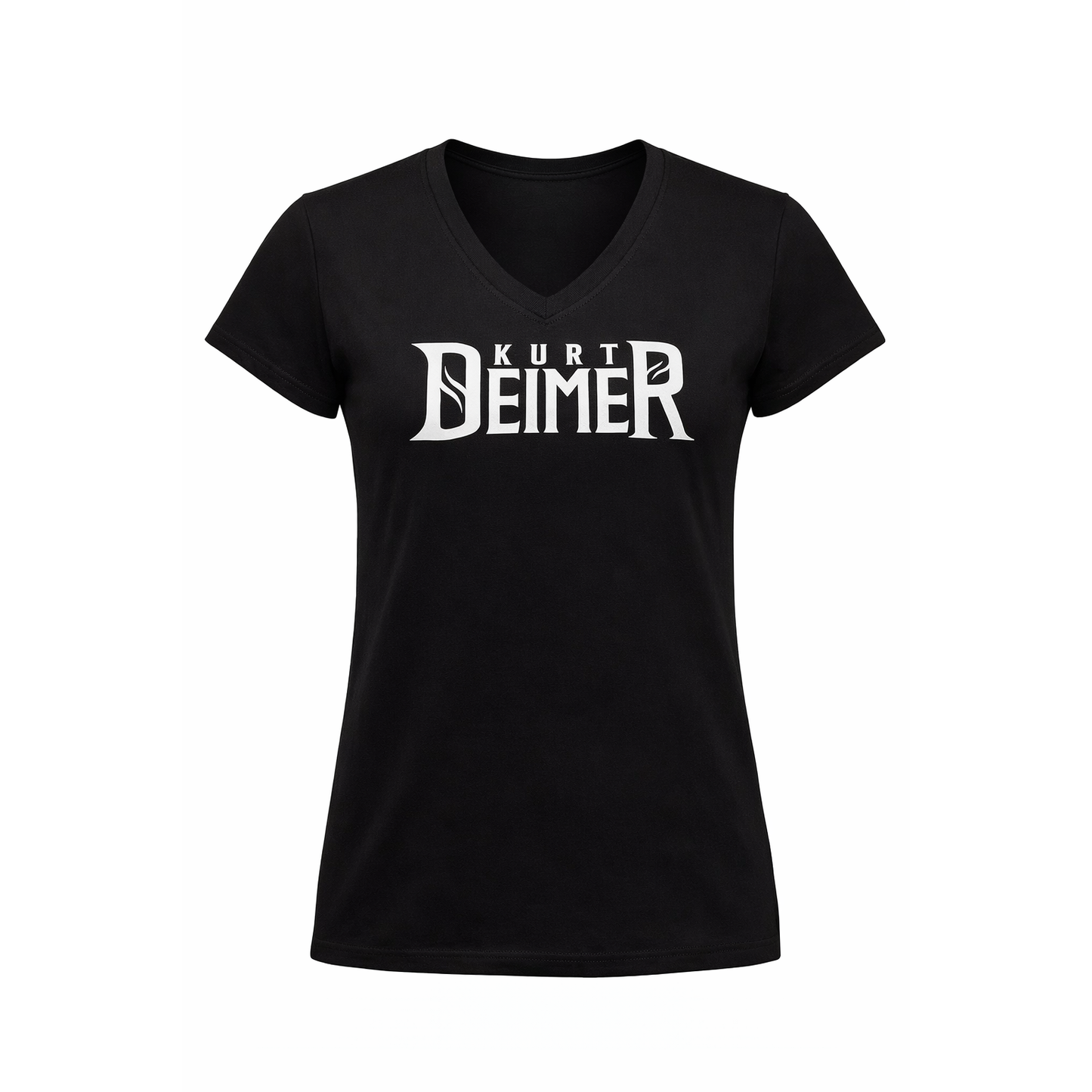"Kurt Deimer" V-Neck Womens T-Shirt