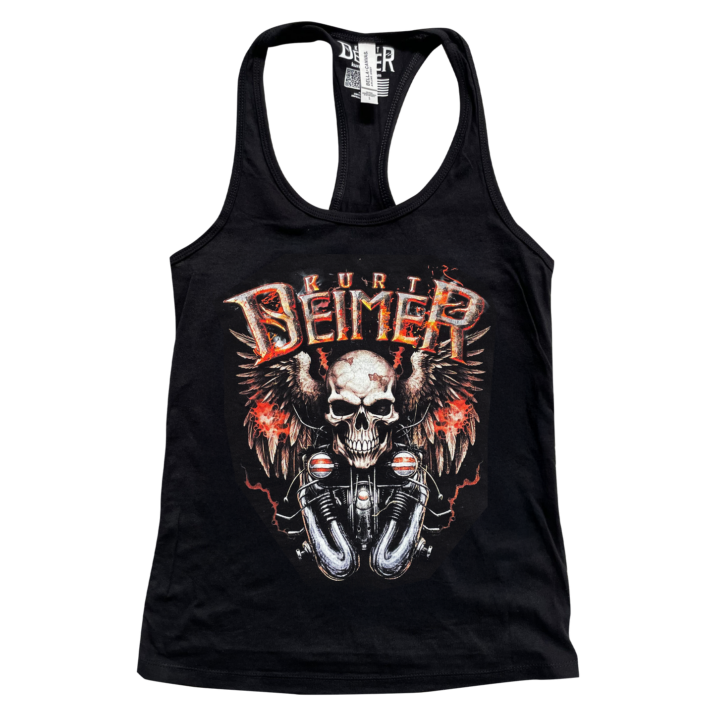 "Biker Skull" Tank Top