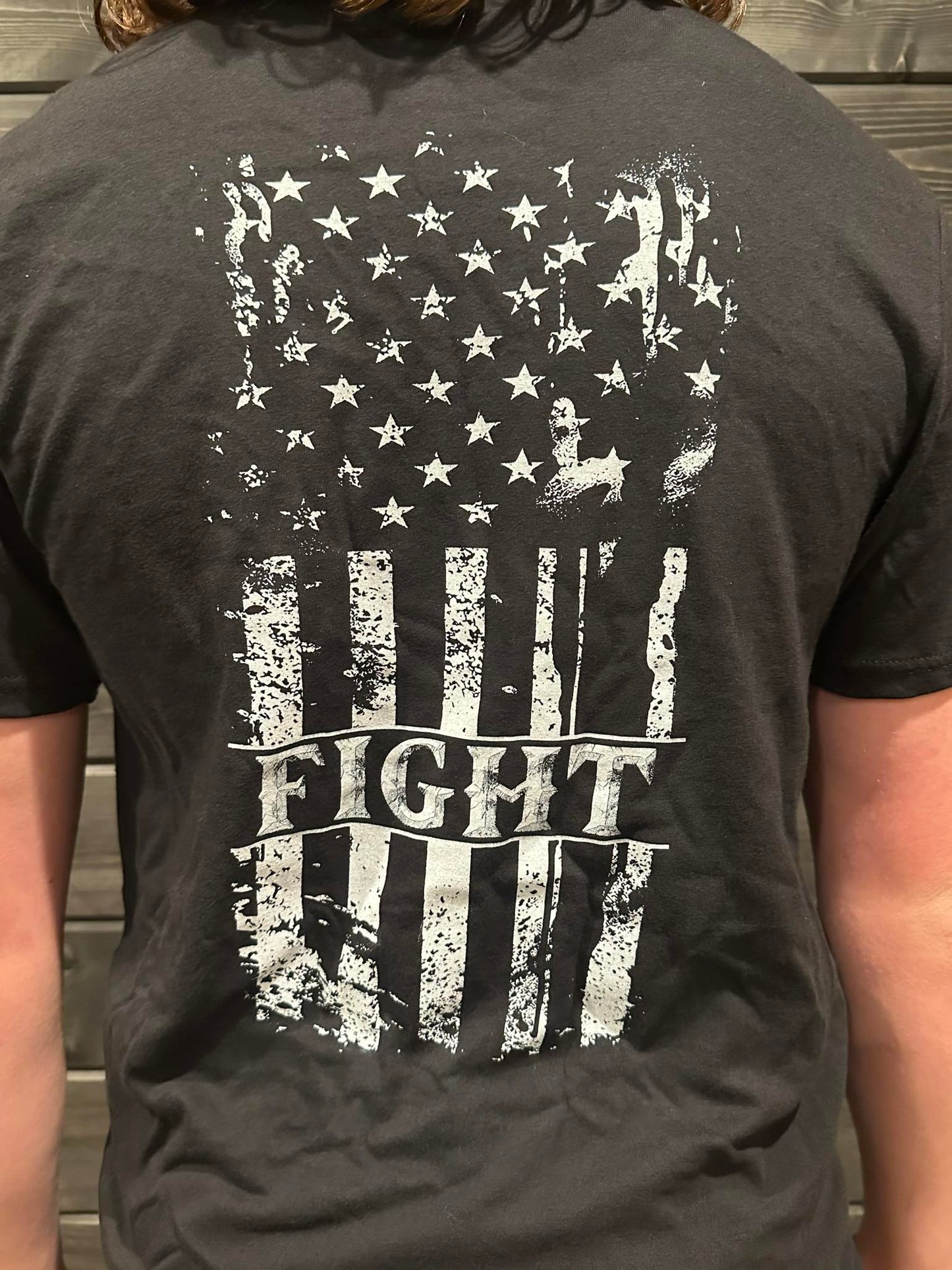 Tee 2024 FIGHT front pocket / back design