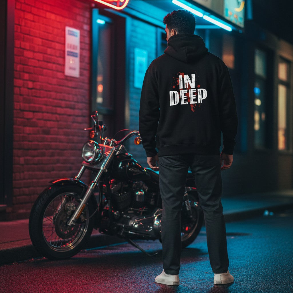 "In Deep" Zip-Up Hoodie