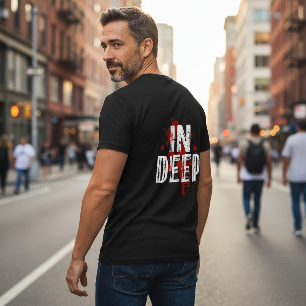 "In Deep" Black T-Shirt