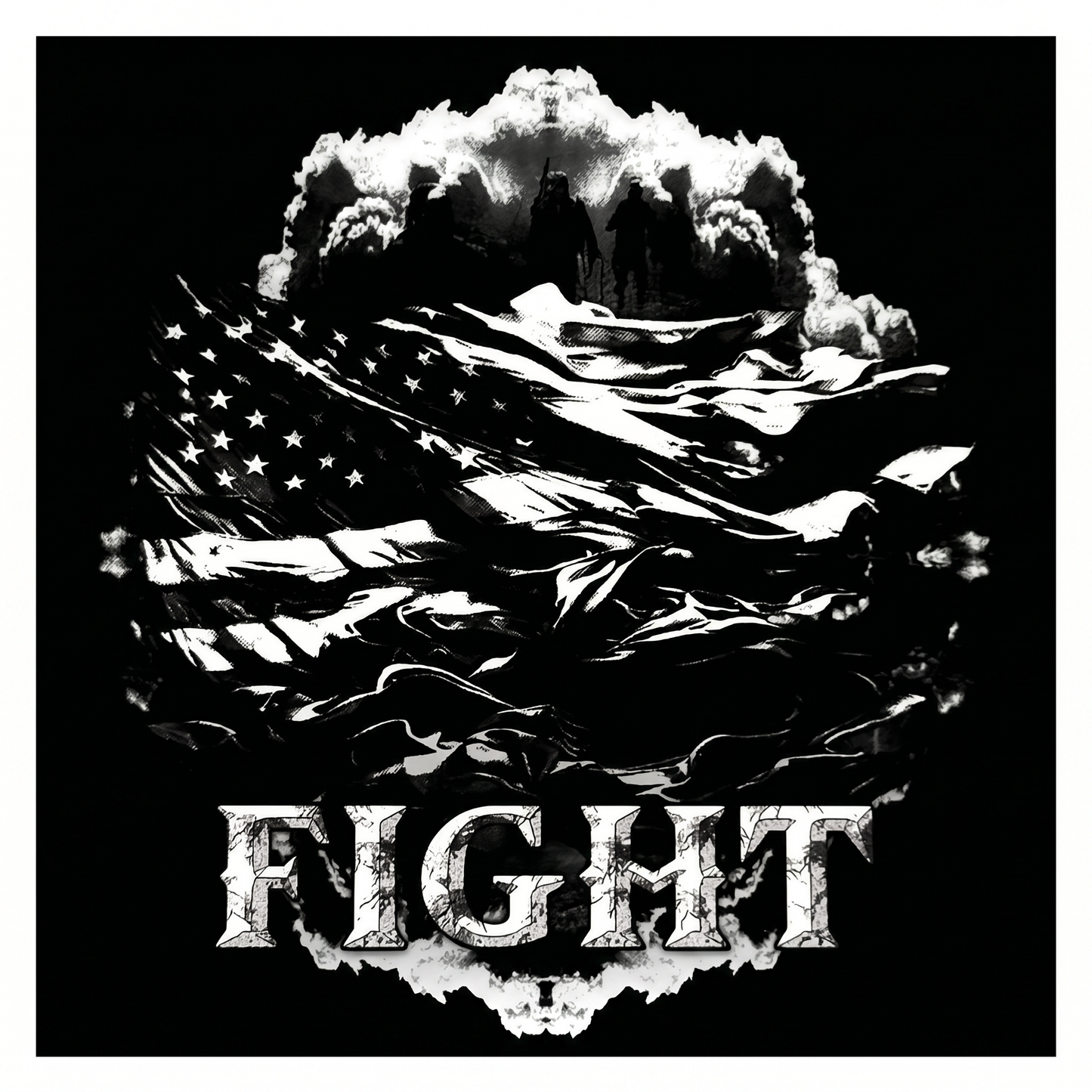 "Fight" Sticker